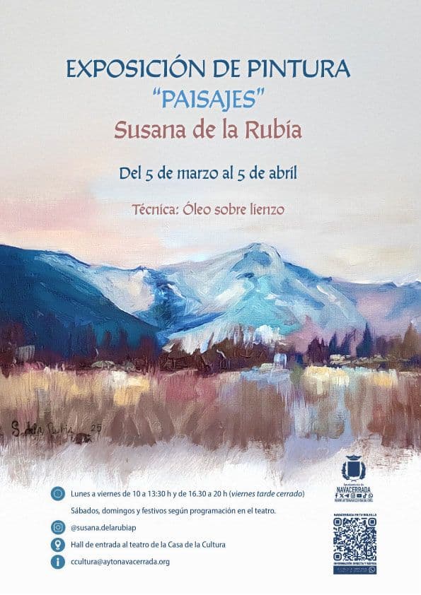 Exposición de pintura “Paisajes” de Susana de la Rubia