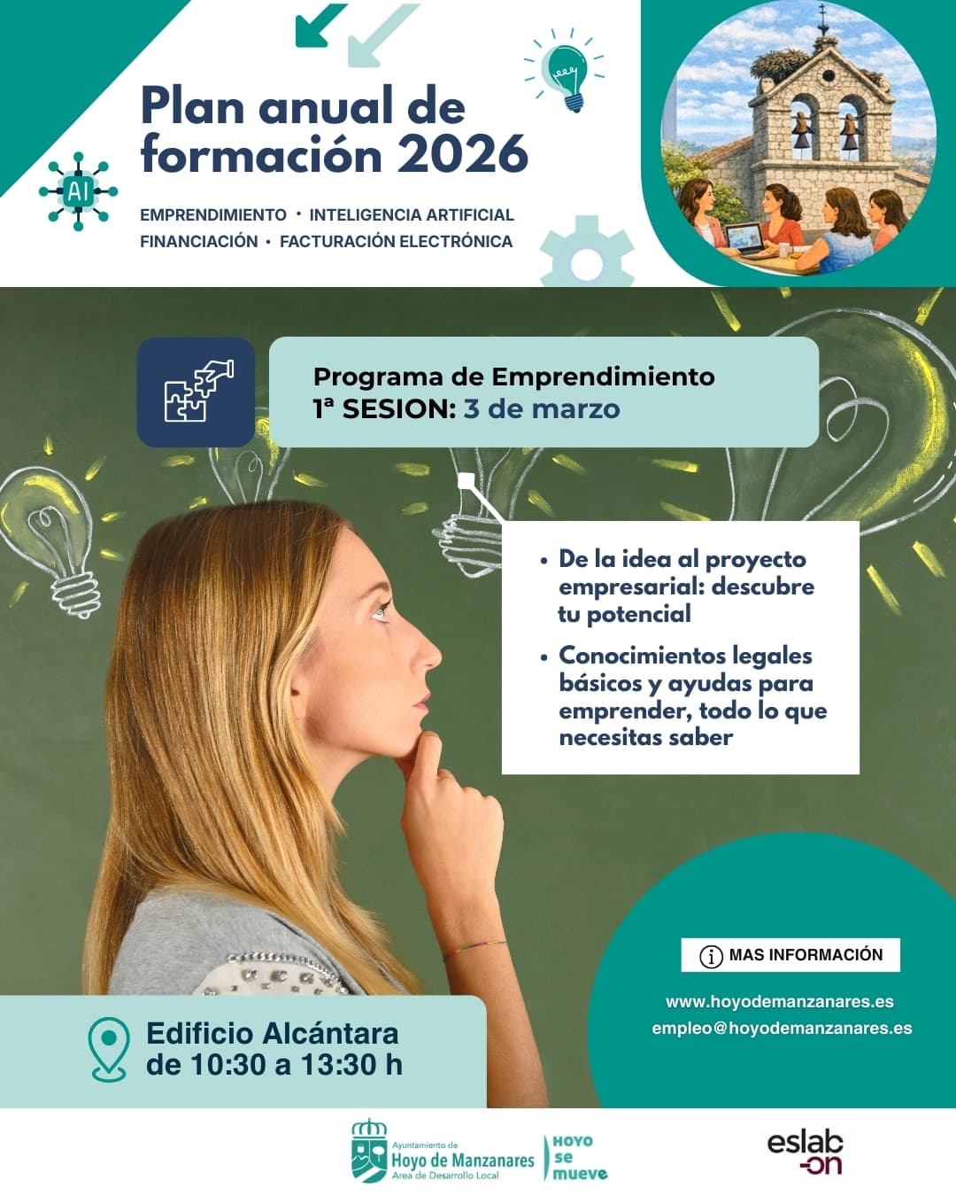 Plan Anual de Formación 2026: Itinerario de Emprendimiento. Primera sesión